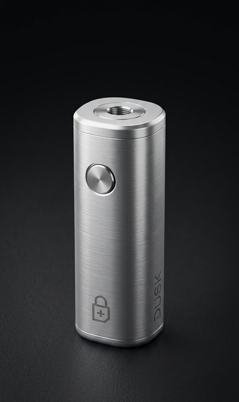 DUSK Battery Brushed Silver